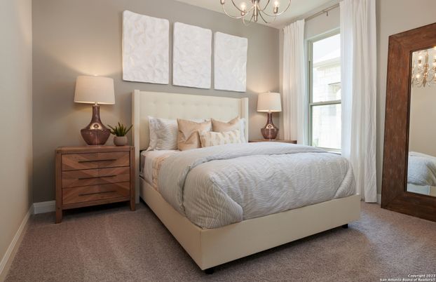 Bedroom, Chandelier, Interior