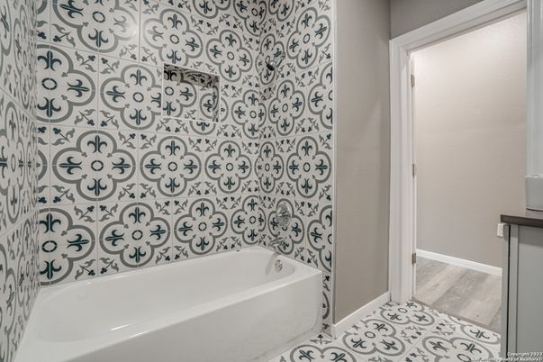 Bathroom, Interior, Wood Texture Flooring
