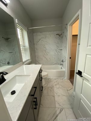 Bathroom, Dual Sink Vanities, Interior, Marble, Marble Walls