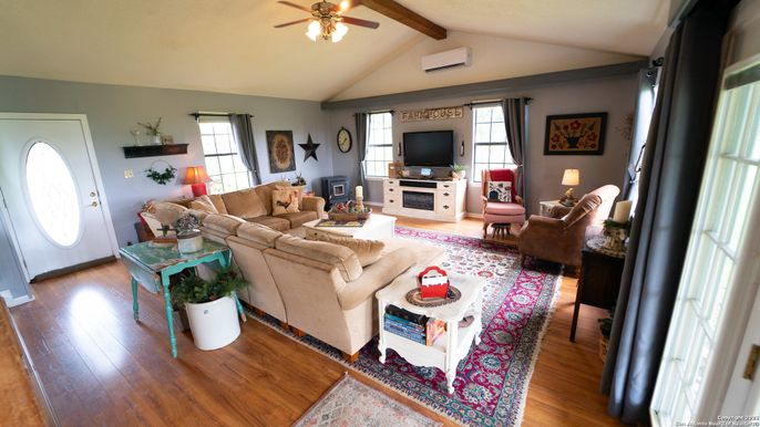 Interior, Living room, Wooden Beams, Wood Texture Flooring