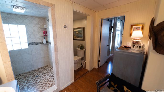 Bathroom, Interior, Wood Texture Flooring