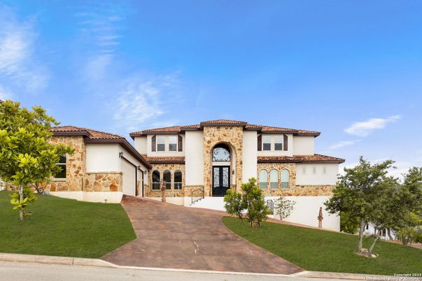 Backyard, Exterior, Facade, Mediterranean