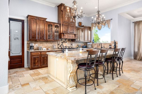 Chandelier, Interior, Kitchen, Recessed Lighting