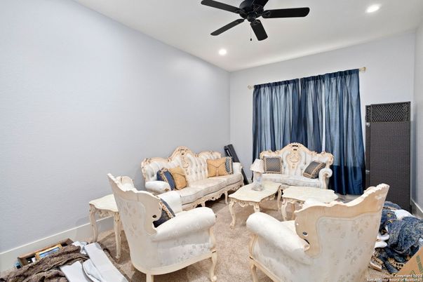 Interior, Living room, Recessed Lighting