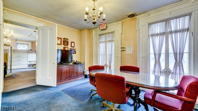 Chandelier, Dining room, Interior, Recessed Lighting