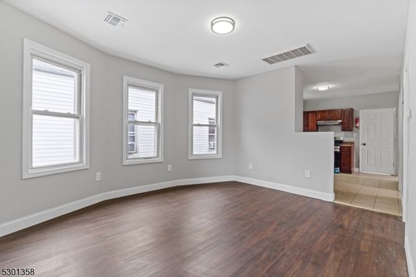Empty room, Interior, Kitchen, Wood Texture Flooring