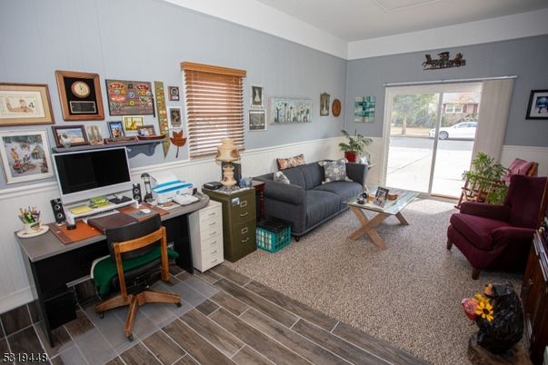 Home Office, Interior, Wood Texture Flooring