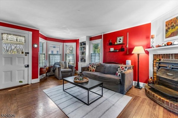 Fireplace, Interior, Living room, Wood Texture Flooring