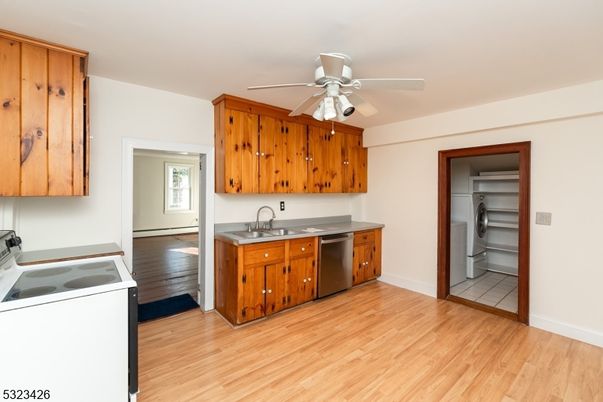 Interior, Kitchen, Wood Texture Flooring