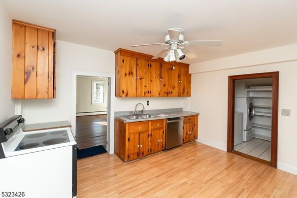 Interior, Kitchen, Wood Texture Flooring