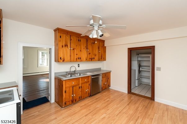 Interior, Kitchen, Wood Texture Flooring