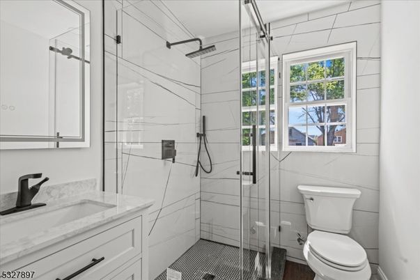 Bathroom, Glass Shower, Interior, Marble Walls