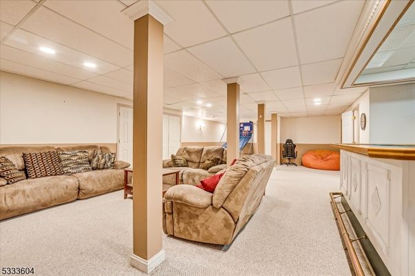 Interior, Living room, Recessed Lighting