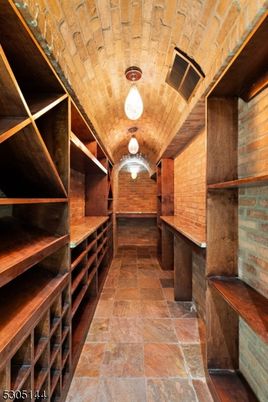 Interior, Stone Walls, Wine Storage, Wooden Ceilings