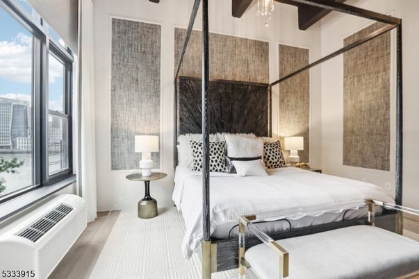 Bedroom, Interior, Wooden Beams, Wood Texture Flooring
