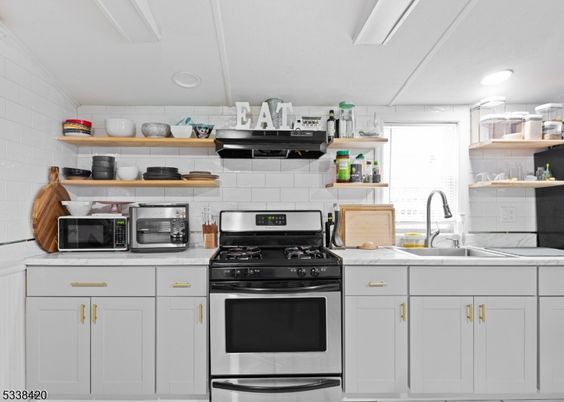 Interior, Kitchen, Recessed Lighting, Stainless Steel Appliances
