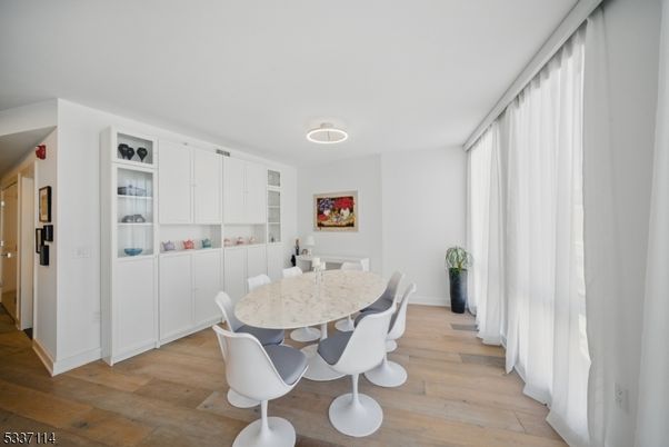 Dining room, Interior, Wood Texture Flooring