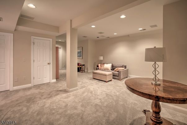 Interior, Living room, Recessed Lighting