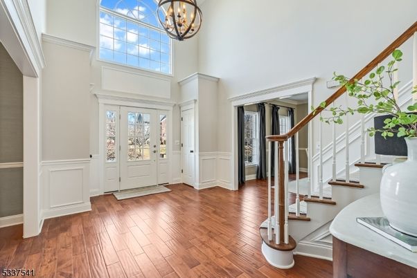 Chandelier, Interior, Pendant Lights, Wood Texture Flooring