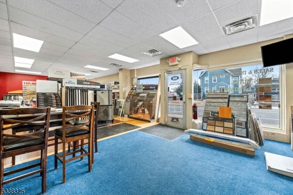 Fireplace, Fitness Equipment, Gym, Interior, Recessed Lighting