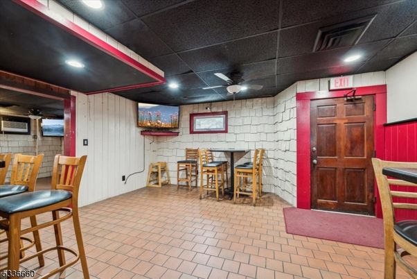 Interior, Recessed Lighting, Stone Walls