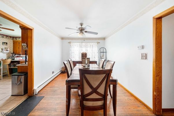 Dining room, Interior, Wood Texture Flooring