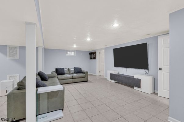 Interior, Living room, Recessed Lighting