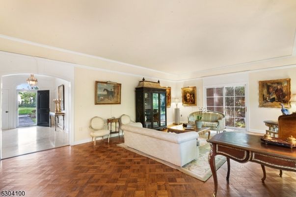 Chandelier, Interior, Living room, Wood Texture Flooring