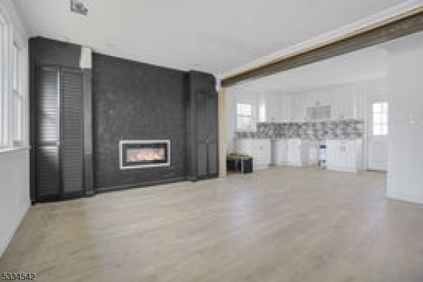 Empty room, Fireplace, Interior, Wood Texture Flooring