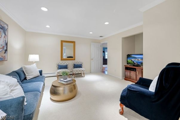 Interior, Living room, Recessed Lighting