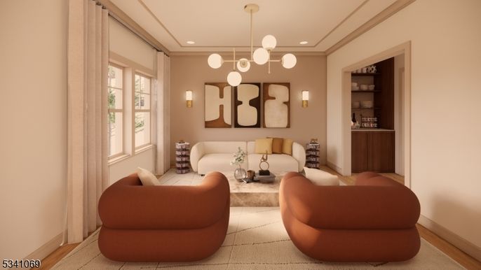 Interior, Living room, Pendant Lights, Recessed Lighting