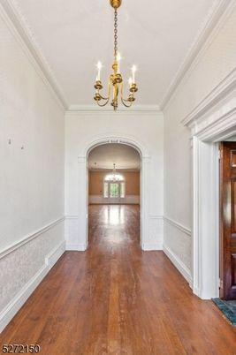 Chandelier, Interior, Wood Texture Flooring