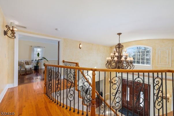Chandelier, Interior, Wood Texture Flooring