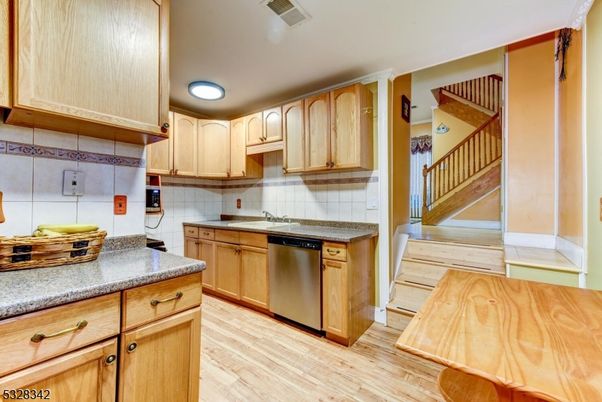 Interior, Kitchen, Wood Texture Flooring