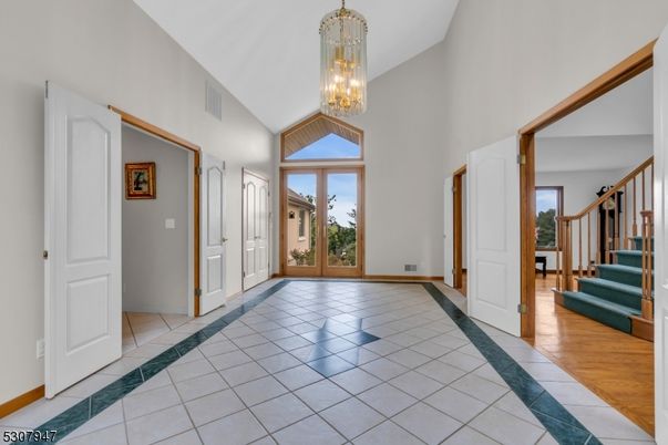 Chandelier, Interior, Wood Texture Flooring
