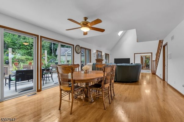 Dining room, Interior, Wood Texture Flooring