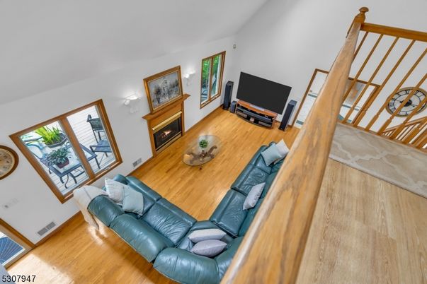 Dining room, Fireplace, Interior, Living room, Wood Texture Flooring