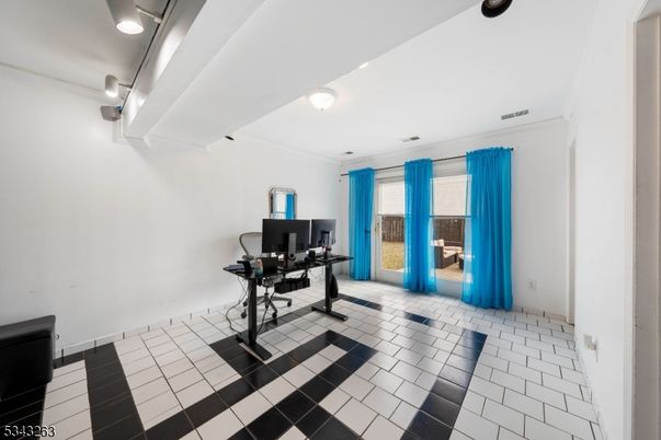 Home Office, Interior, Recessed Lighting