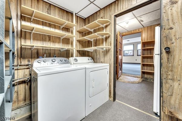 Interior, Washer, Wooden Walls