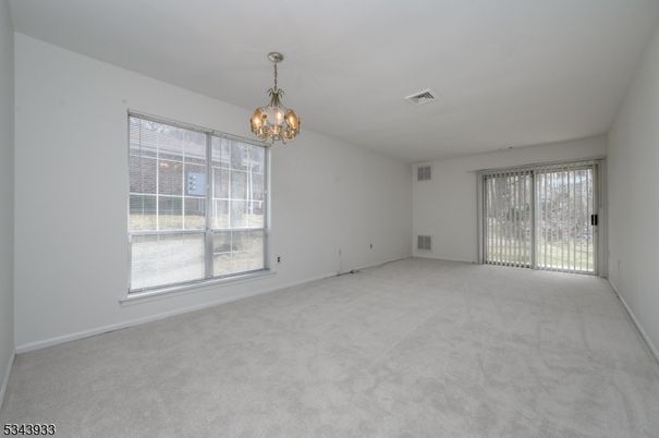 Chandelier, Empty room, Interior