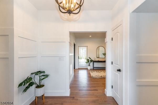 Chandelier, Interior, Recessed Lighting, Wood Texture Flooring