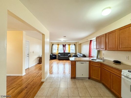 Interior, Kitchen, Living room, Wood Texture Flooring