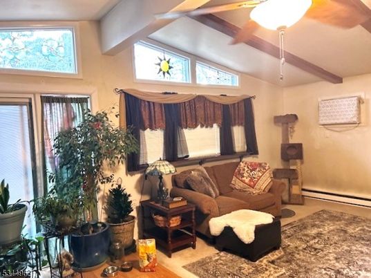 Interior, Living room, Wooden Beams