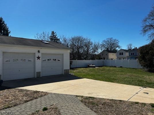 Backyard, Detached Garage, Exterior