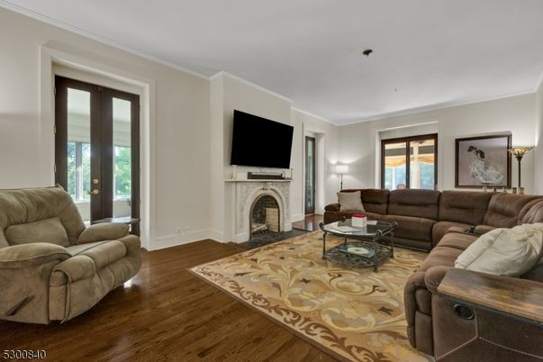 Fireplace, Interior, Living room, Wood Texture Flooring