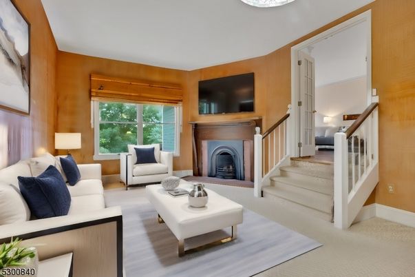 Fireplace, Interior, Living room, Wood Texture Flooring, Wooden Walls