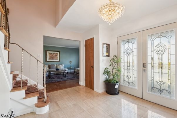 Chandelier, Interior, Wood Texture Flooring