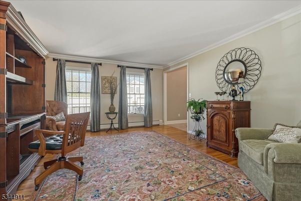 Home Office, Interior, Wood Texture Flooring