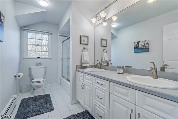 Bathroom, Dual Sink Vanities, Glass Shower, Interior