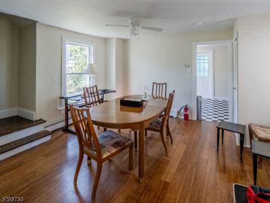 Dining room, Interior, Wood Texture Flooring